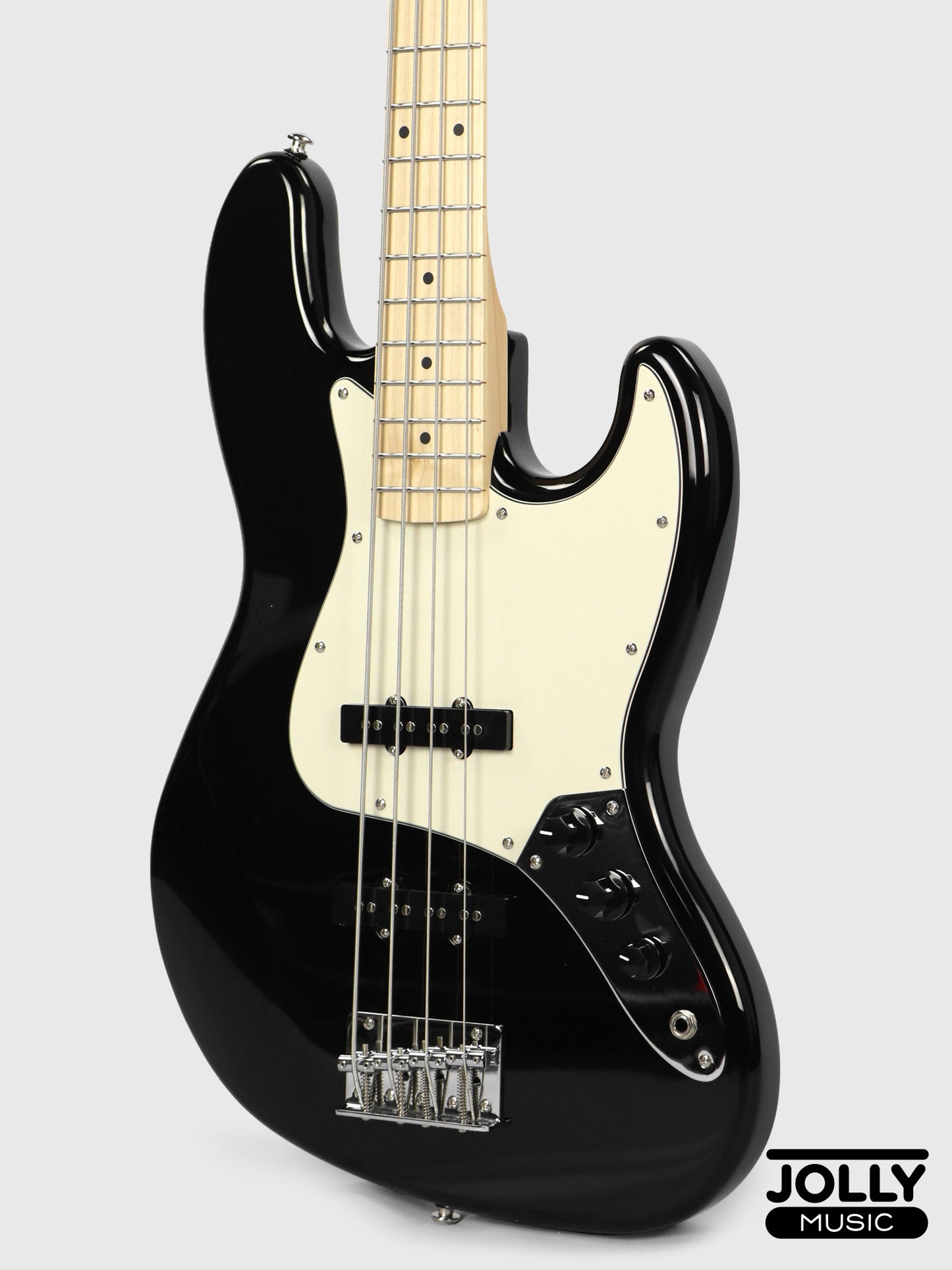 JCraft JB-2 4-String Electric Bass 2026 - Maple / Black