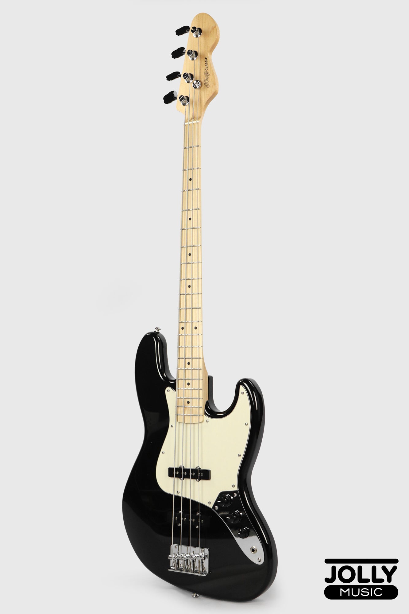 JCraft JB-2 4-String Electric Bass 2026 - Maple / Black