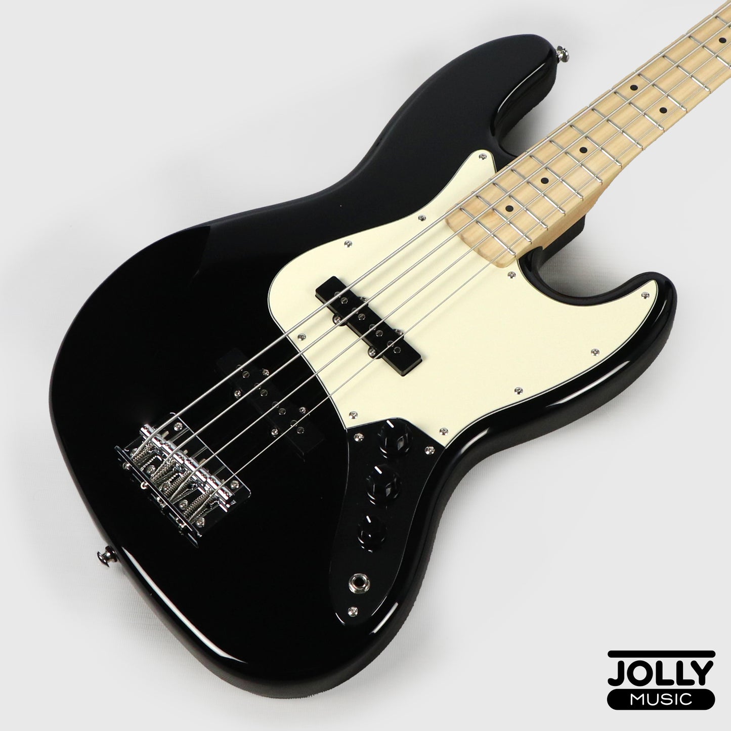 JCraft JB-2 4-String Electric Bass 2026 - Maple / Black