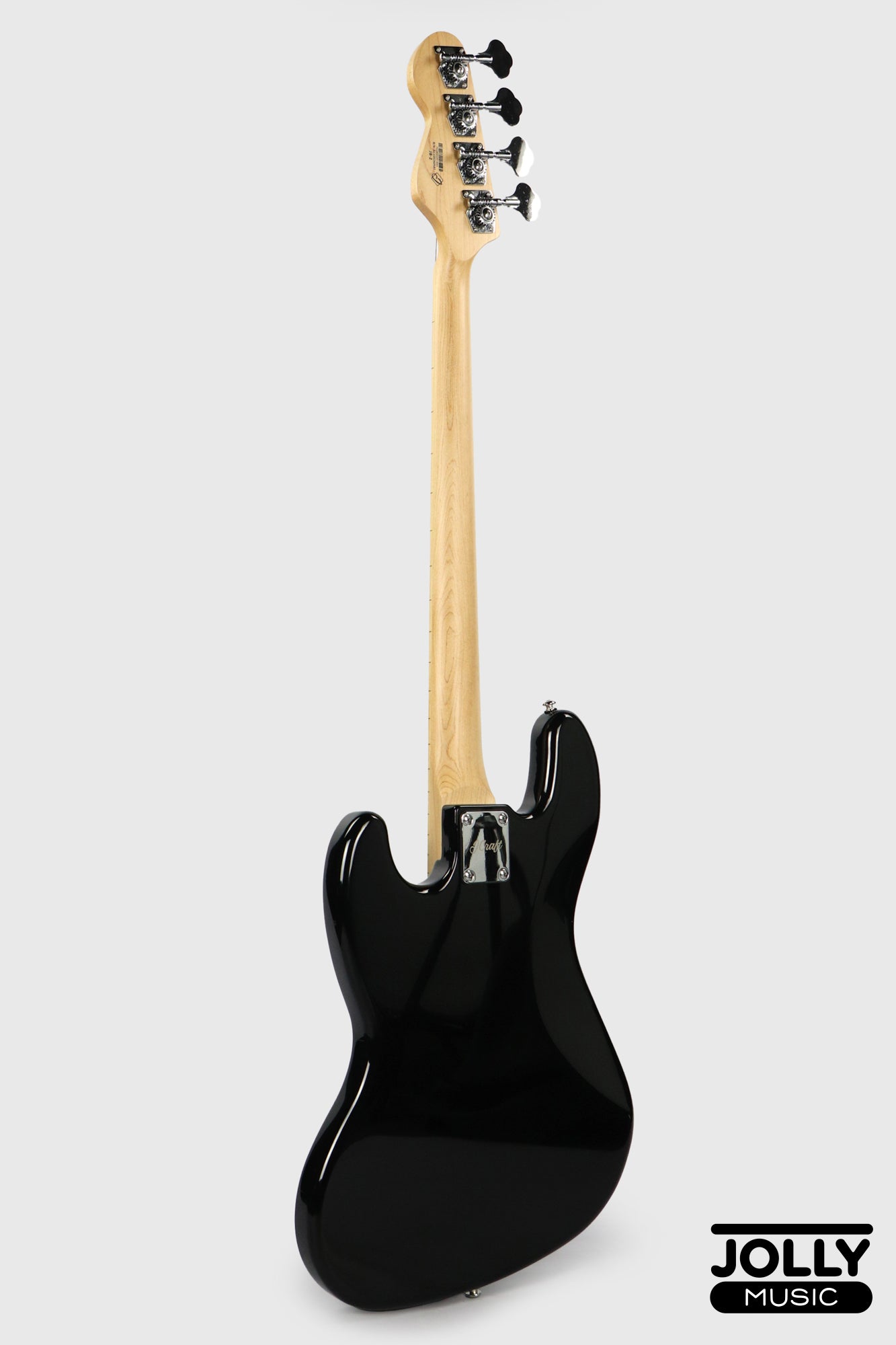 JCraft JB-2 4-String Electric Bass 2026 - Maple / Black