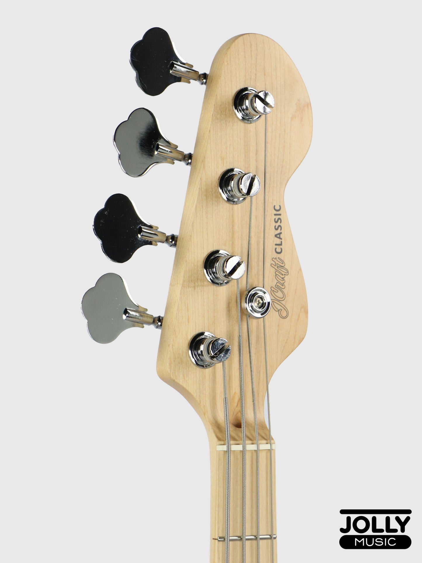 JCraft JB-2 4-String Electric Bass 2026 - Maple / Black