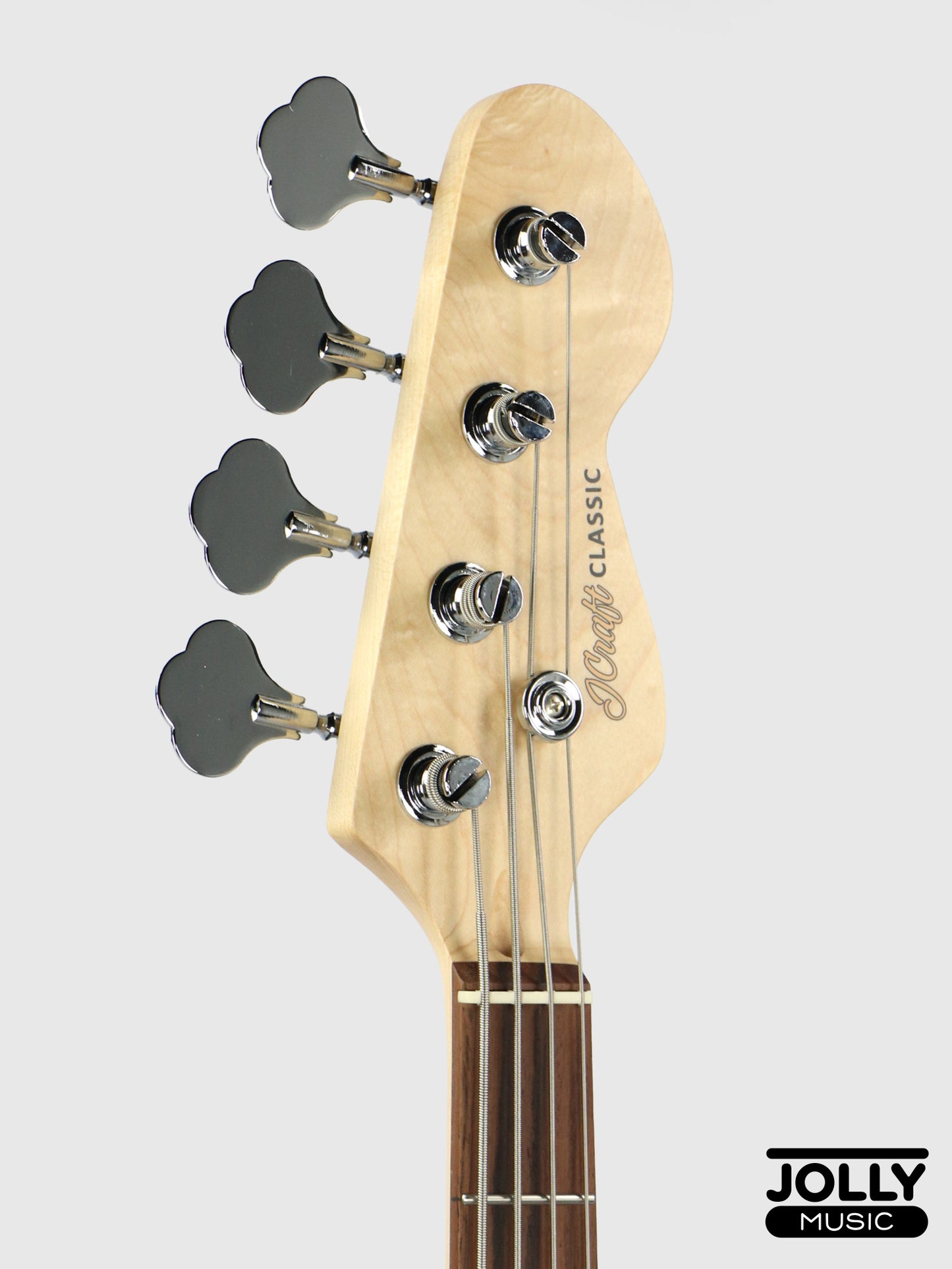JCraft JB-2 4-String Electric Bass 2026 - Rosewood / Metallic Gold