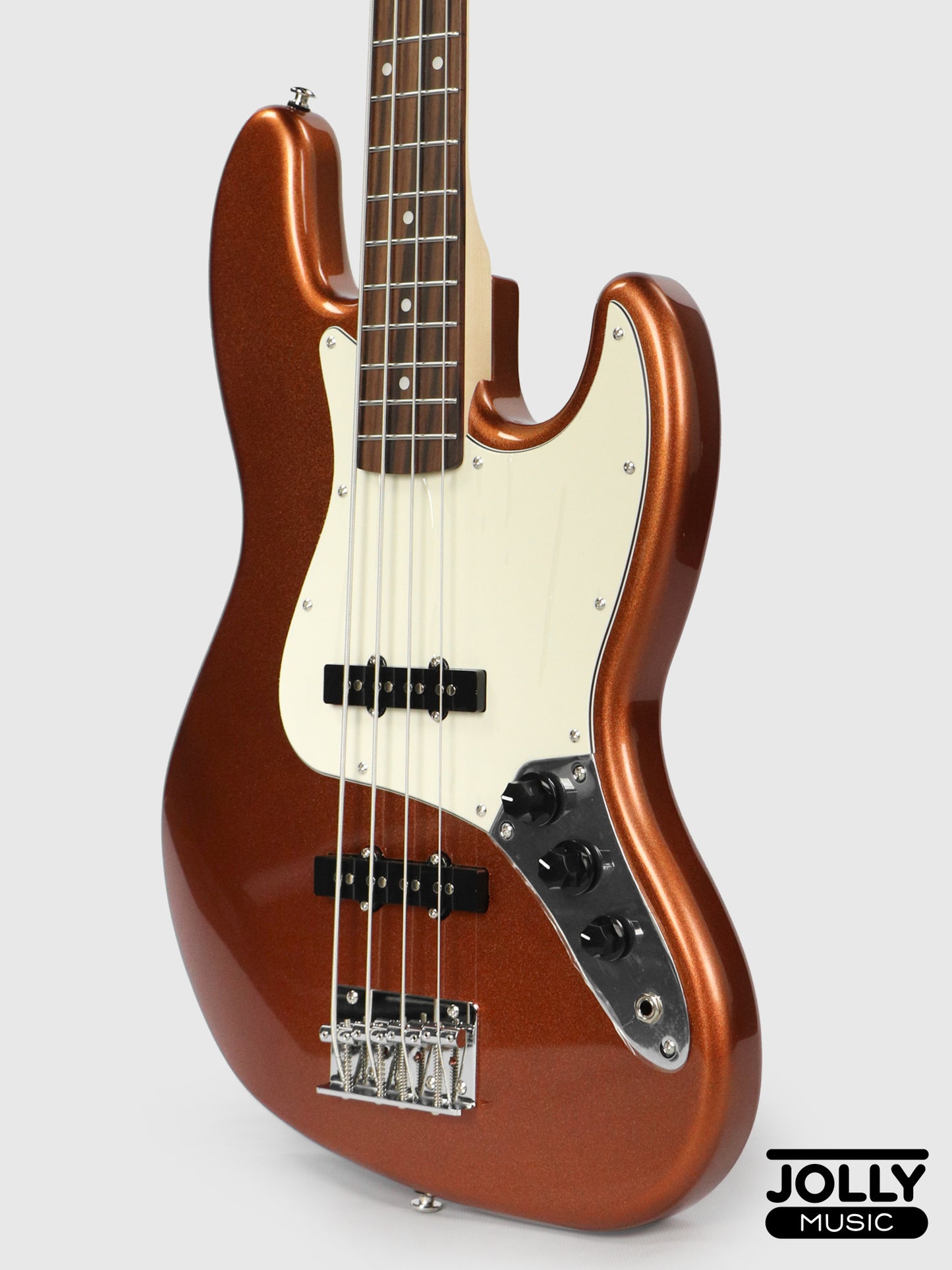 JCraft JB-2 4-String Electric Bass 2026 - Rosewood / Metallic Gold
