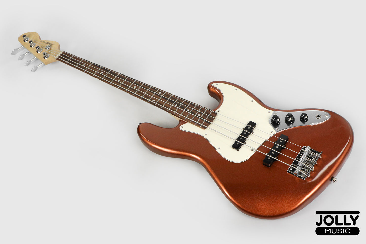 JCraft JB-2 4-String Electric Bass 2026 - Rosewood / Metallic Gold