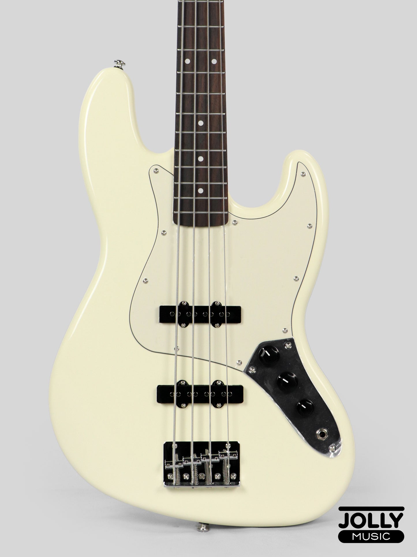 Jcraft JB-2 4-String Electric Bass 2026 - Rosewood / Olympic White