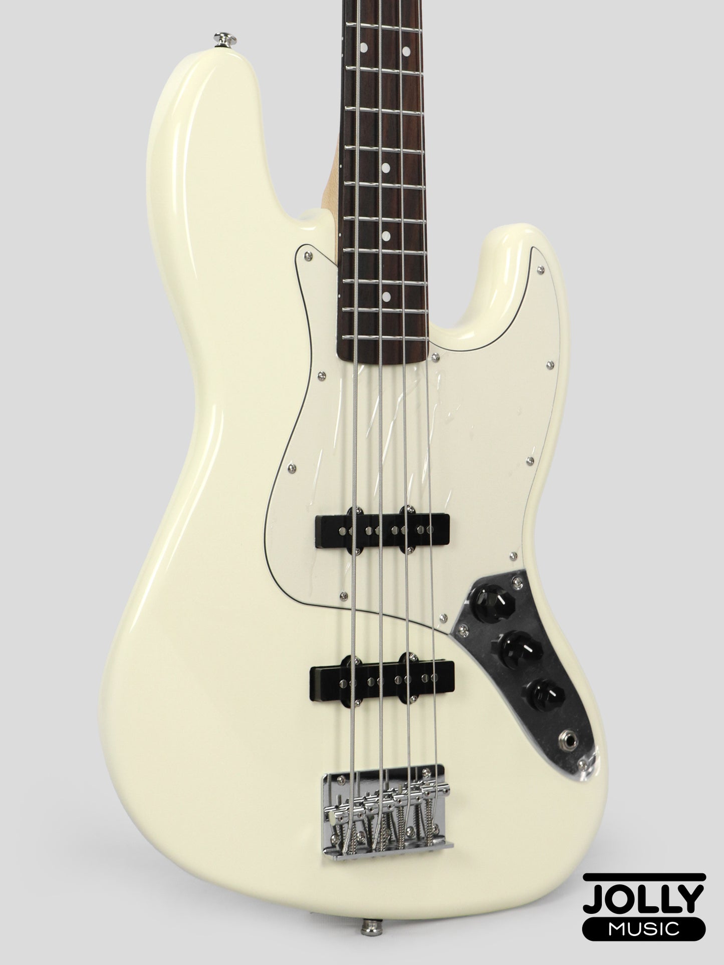 Jcraft JB-2 4-String Electric Bass 2026 - Rosewood / Olympic White