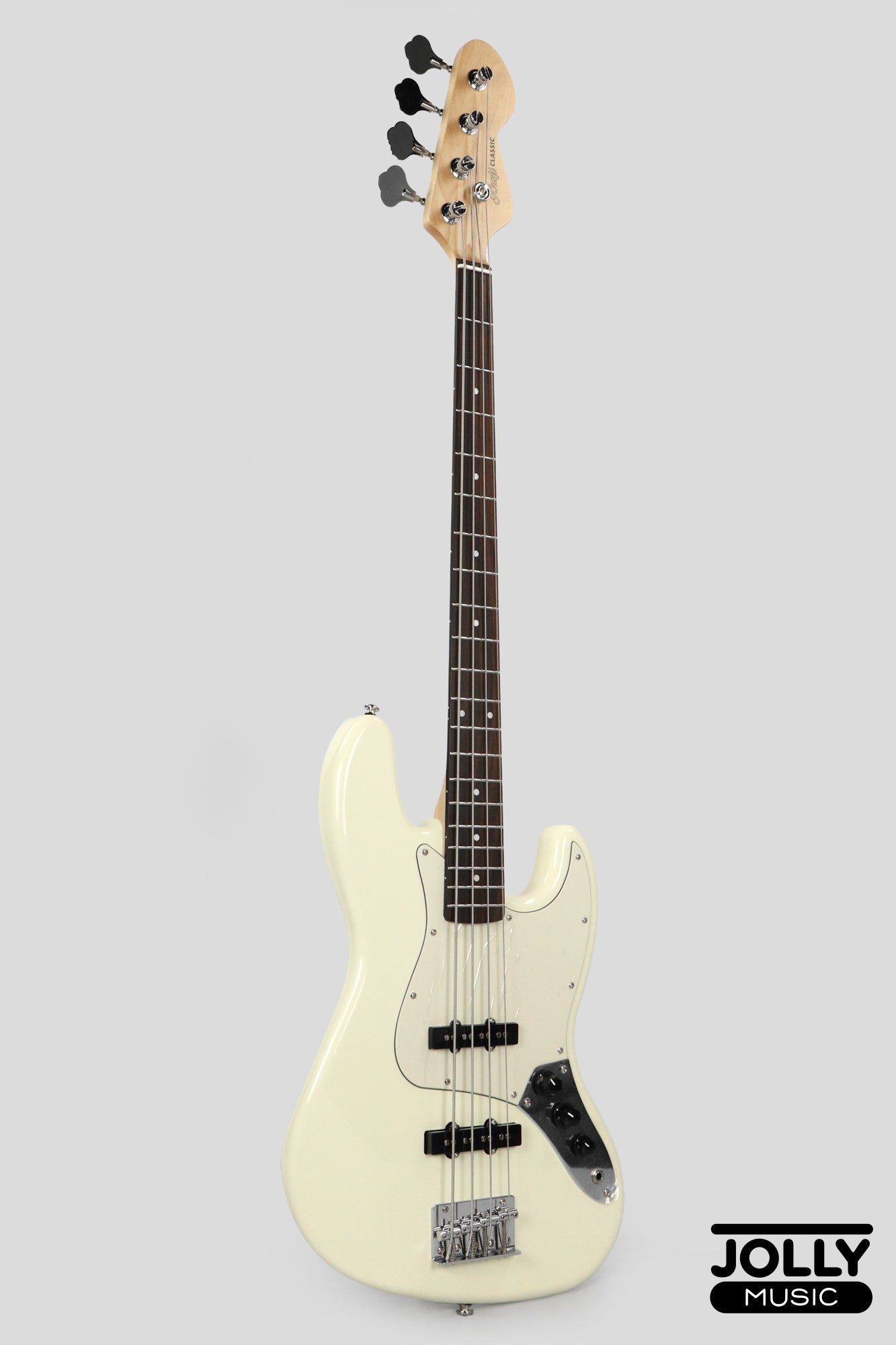 Jcraft JB-2 4-String Electric Bass 2026 - Rosewood / Olympic White