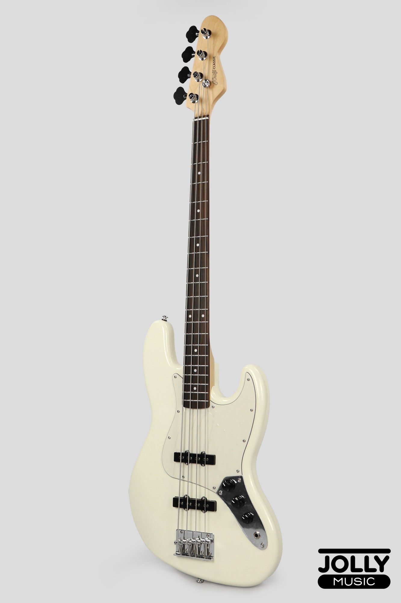 Jcraft JB-2 4-String Electric Bass 2026 - Rosewood / Olympic White