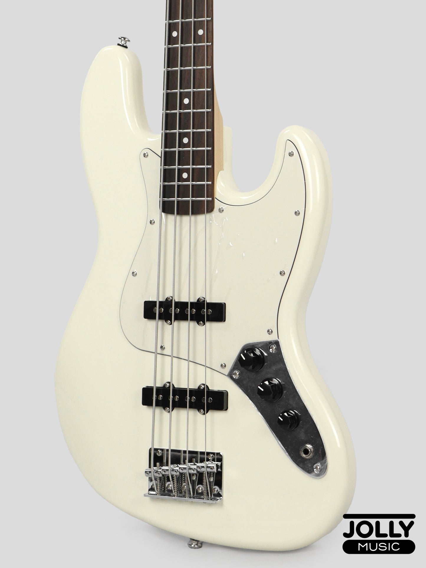 Jcraft JB-2 4-String Electric Bass 2026 - Rosewood / Olympic White