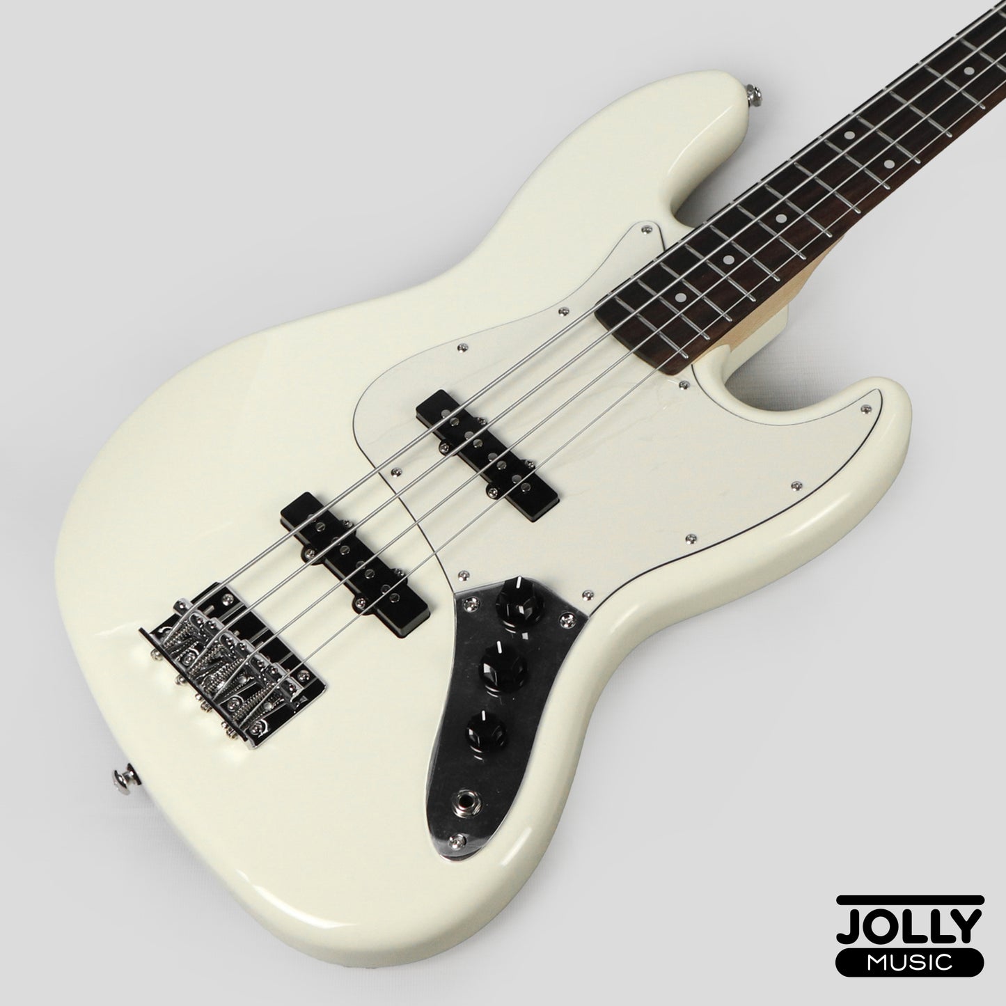 Jcraft JB-2 4-String Electric Bass 2026 - Rosewood / Olympic White