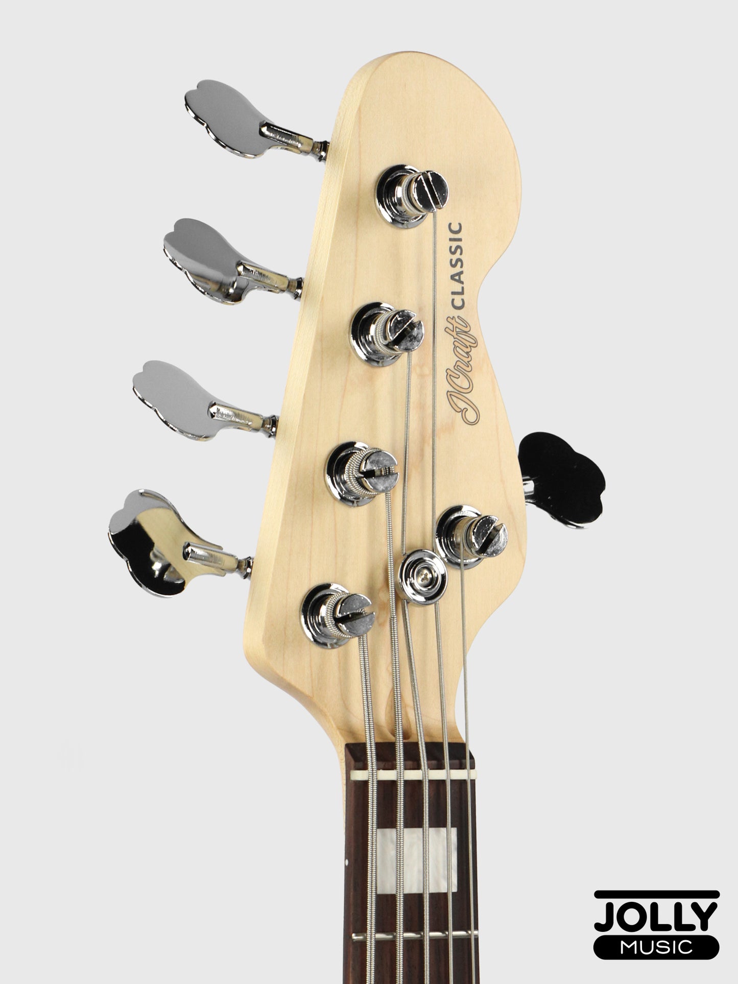 Jcraft JB-2 5-String Electric Bass 2026 - Rosewood / Metallic Gold