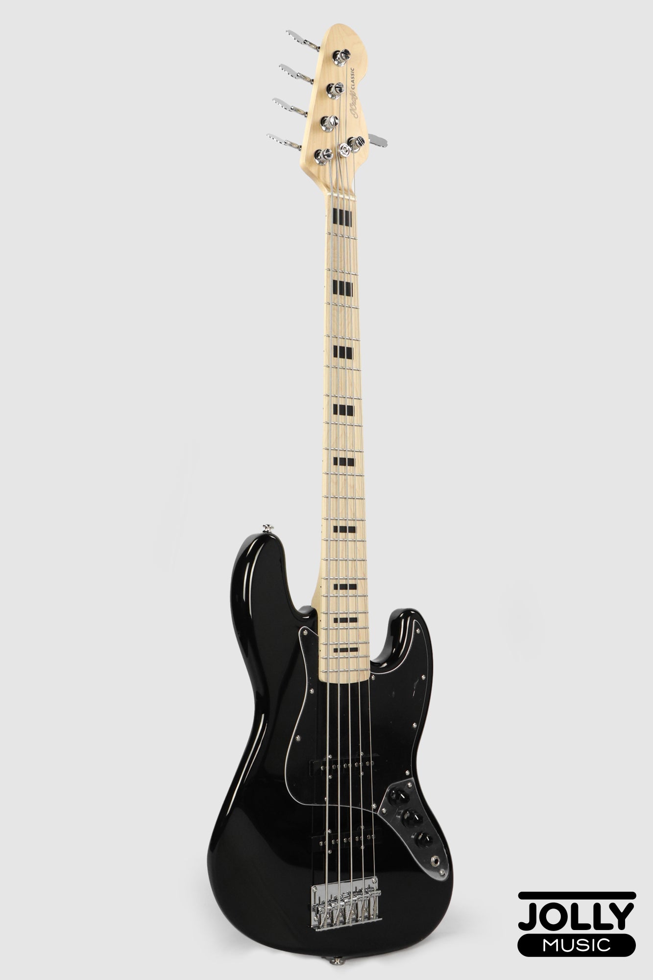 JCraft JB-2 5-String Electric Bass 2026 - Maple / Black