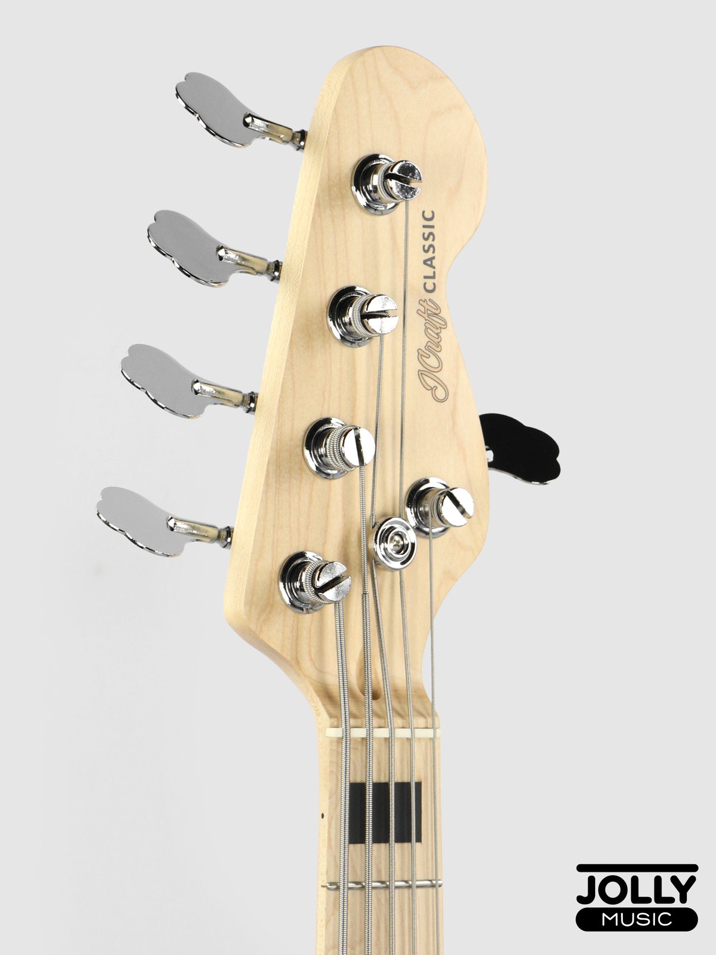 JCraft JB-2 5-String Electric Bass 2026 - Maple / Black