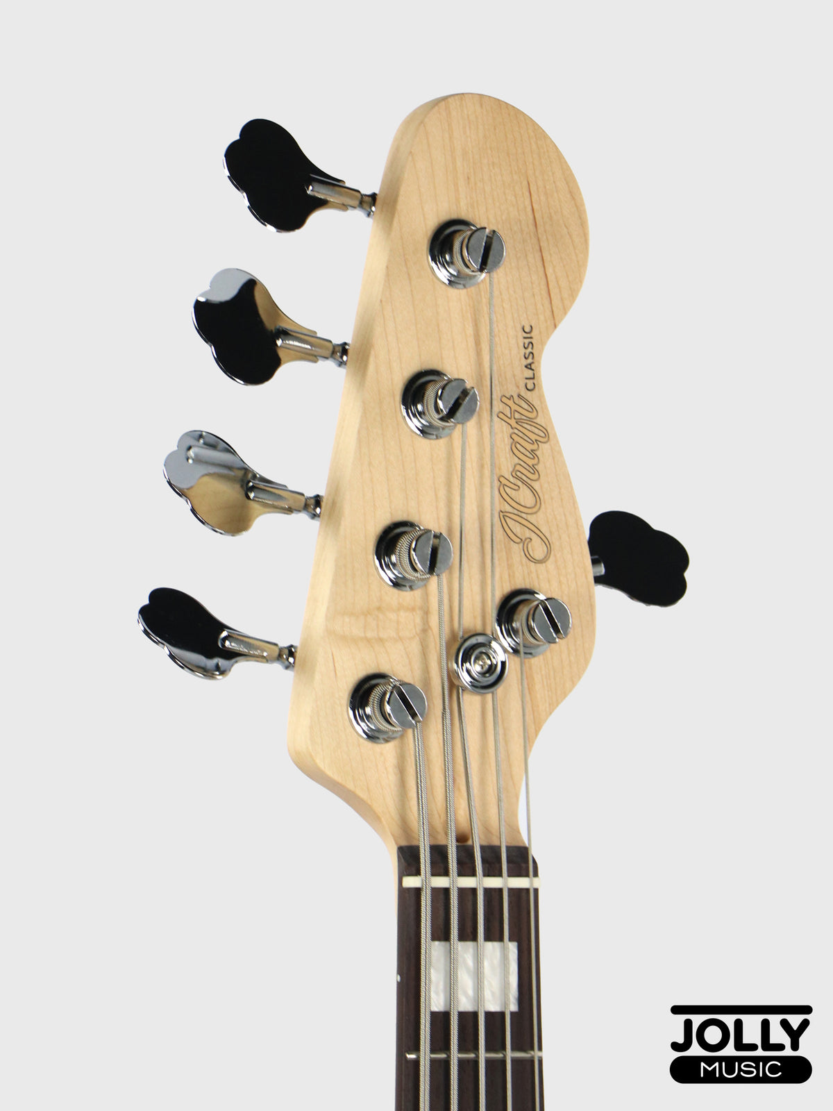 JCraft JB-2 5-String Bass 2026 - Rosewood / Metallic Blue