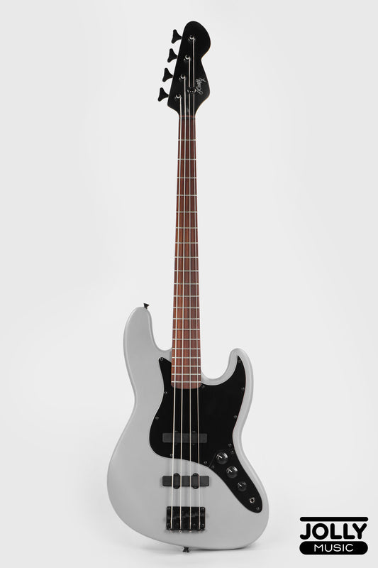 JCraft X Series JBX-1 4-String Bass Guitar - Gunmetal