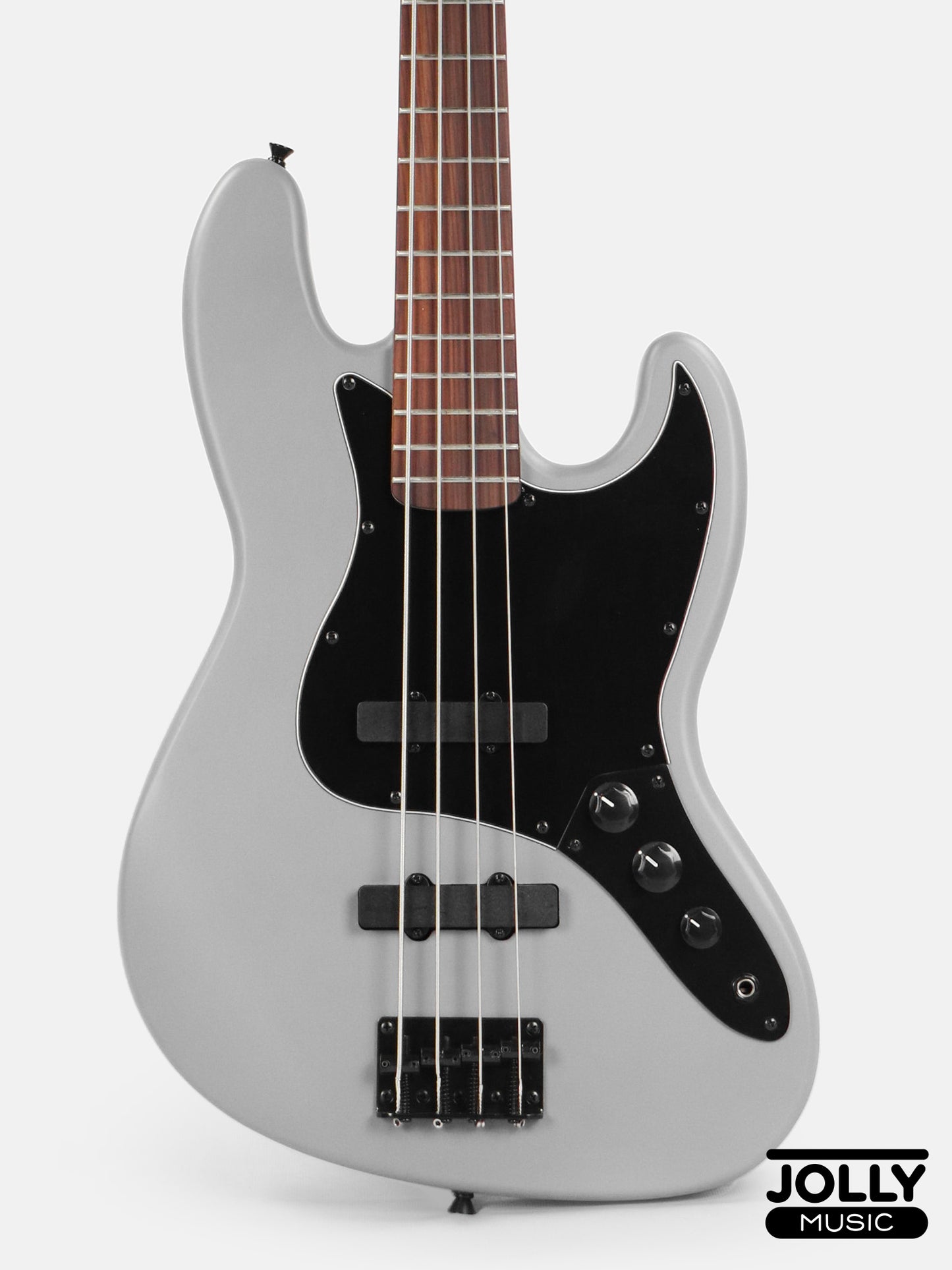 JCraft X Series JBX-1 4-String Bass Guitar - Gunmetal