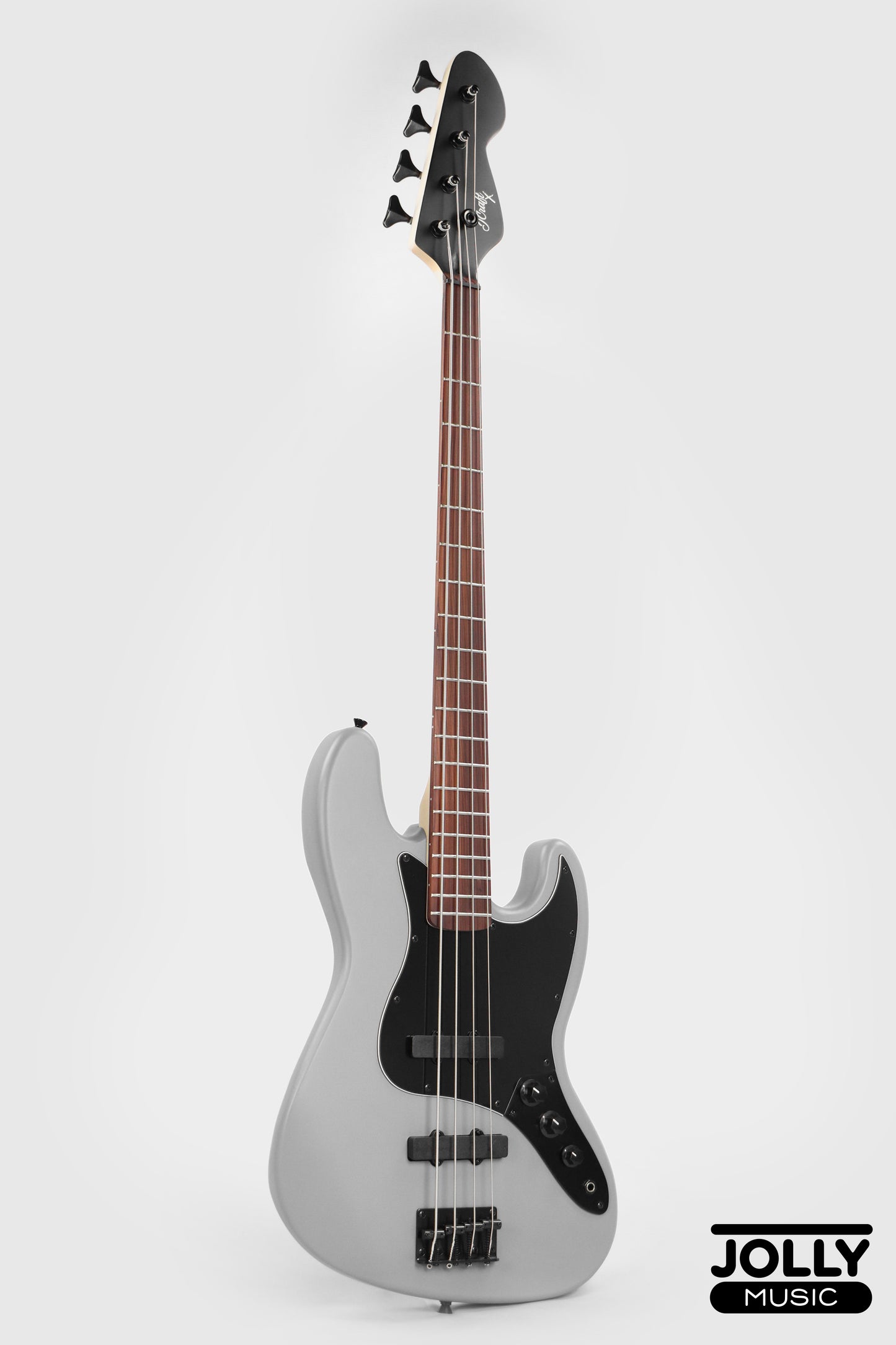 JCraft X Series JBX-1 4-String Bass Guitar - Gunmetal
