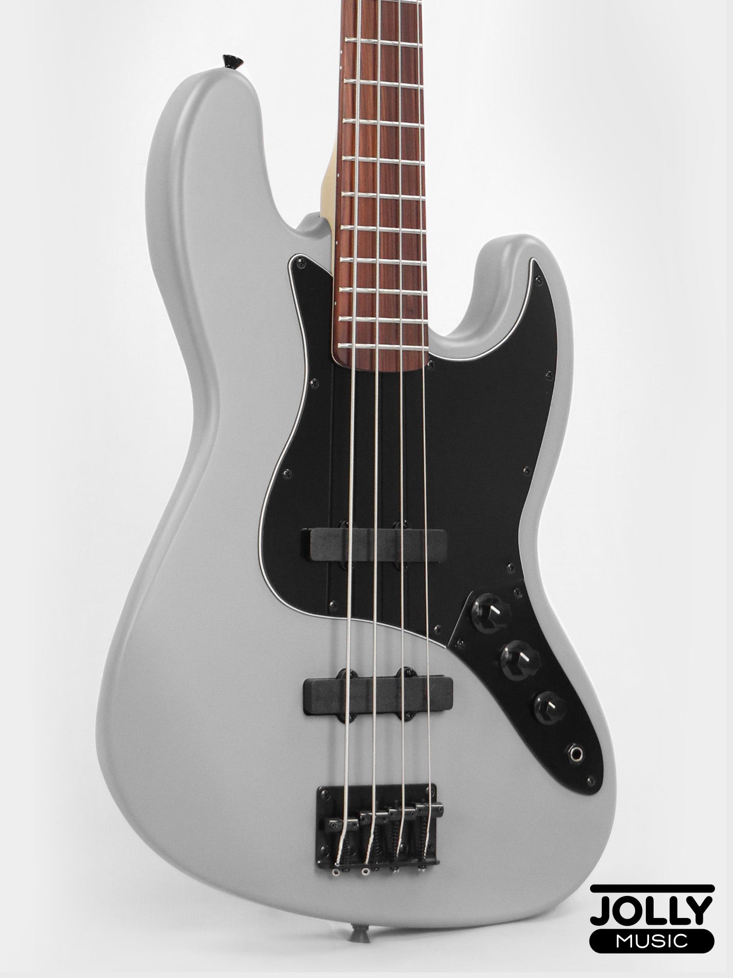 JCraft X Series JBX-1 4-String Bass Guitar - Gunmetal
