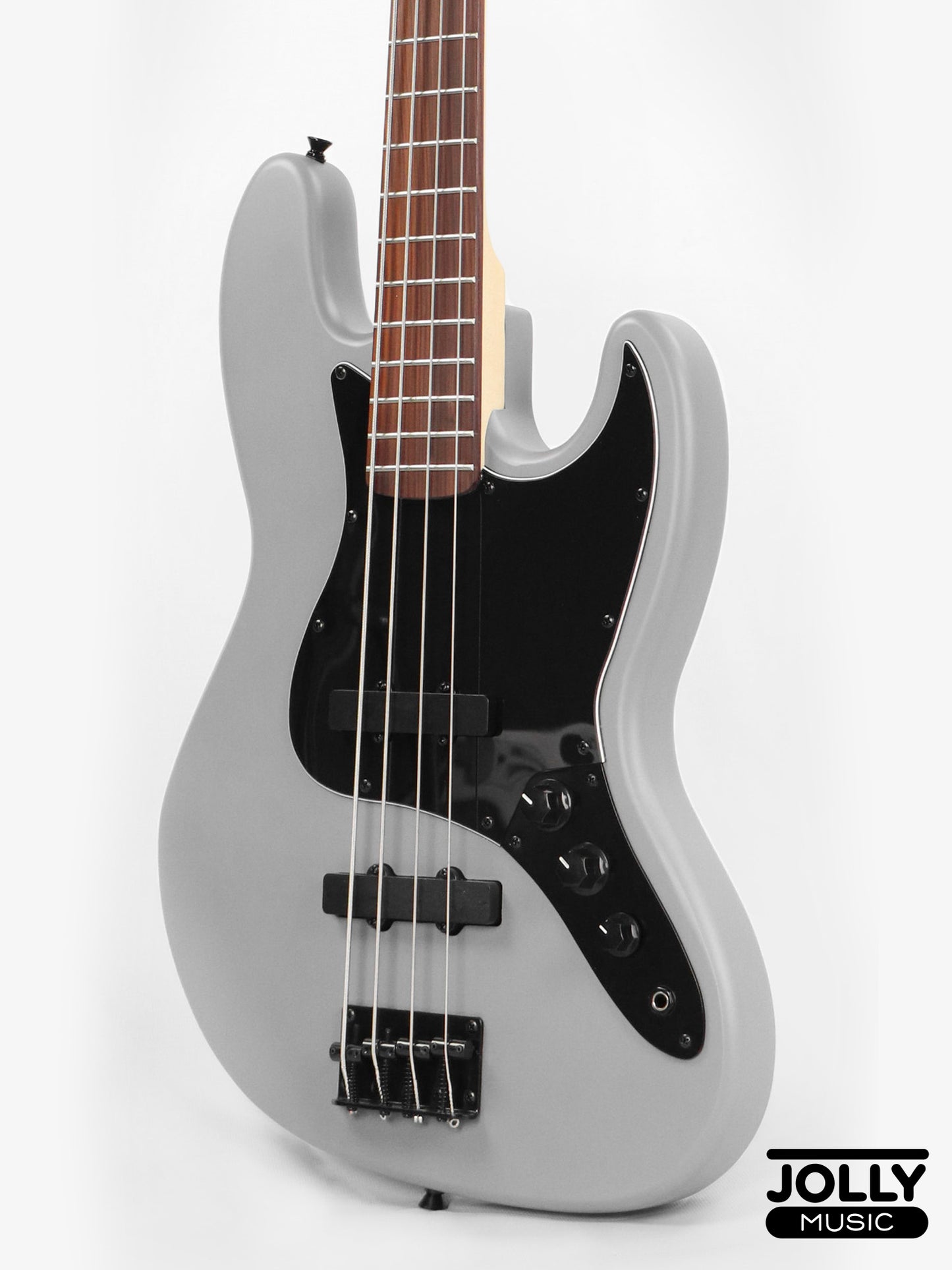 JCraft X Series JBX-1 4-String Bass Guitar - Gunmetal