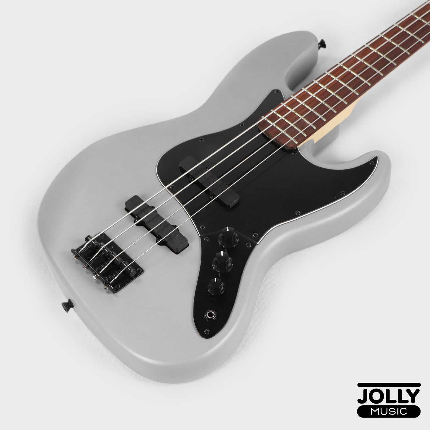 JCraft X Series JBX-1 4-String Bass Guitar - Gunmetal