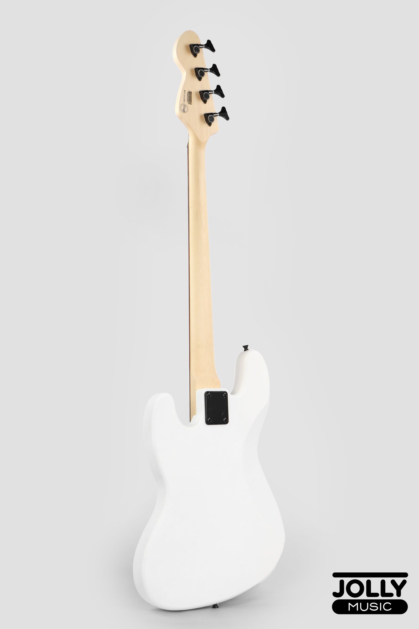 JCraft X Series JBX-1 Offset 4-String Bass Guitar -  White