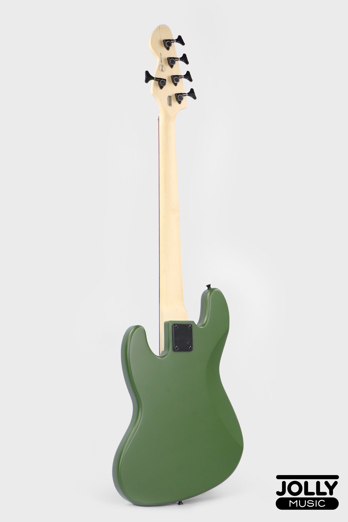 JCraft X Series JBX-1 5-String Bass Guitar - Army Green
