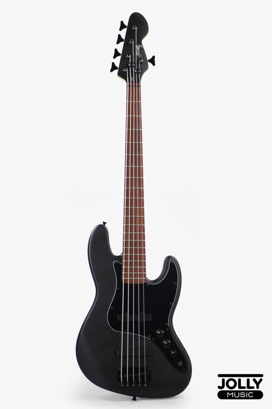 JCraft X Series JBX-1 5-String Bass Guitar - Black
