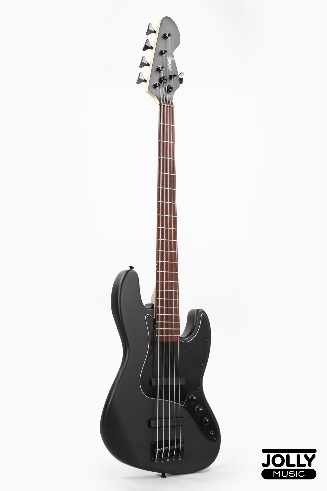 JCraft X Series JBX-1 5-String Bass Guitar - Black