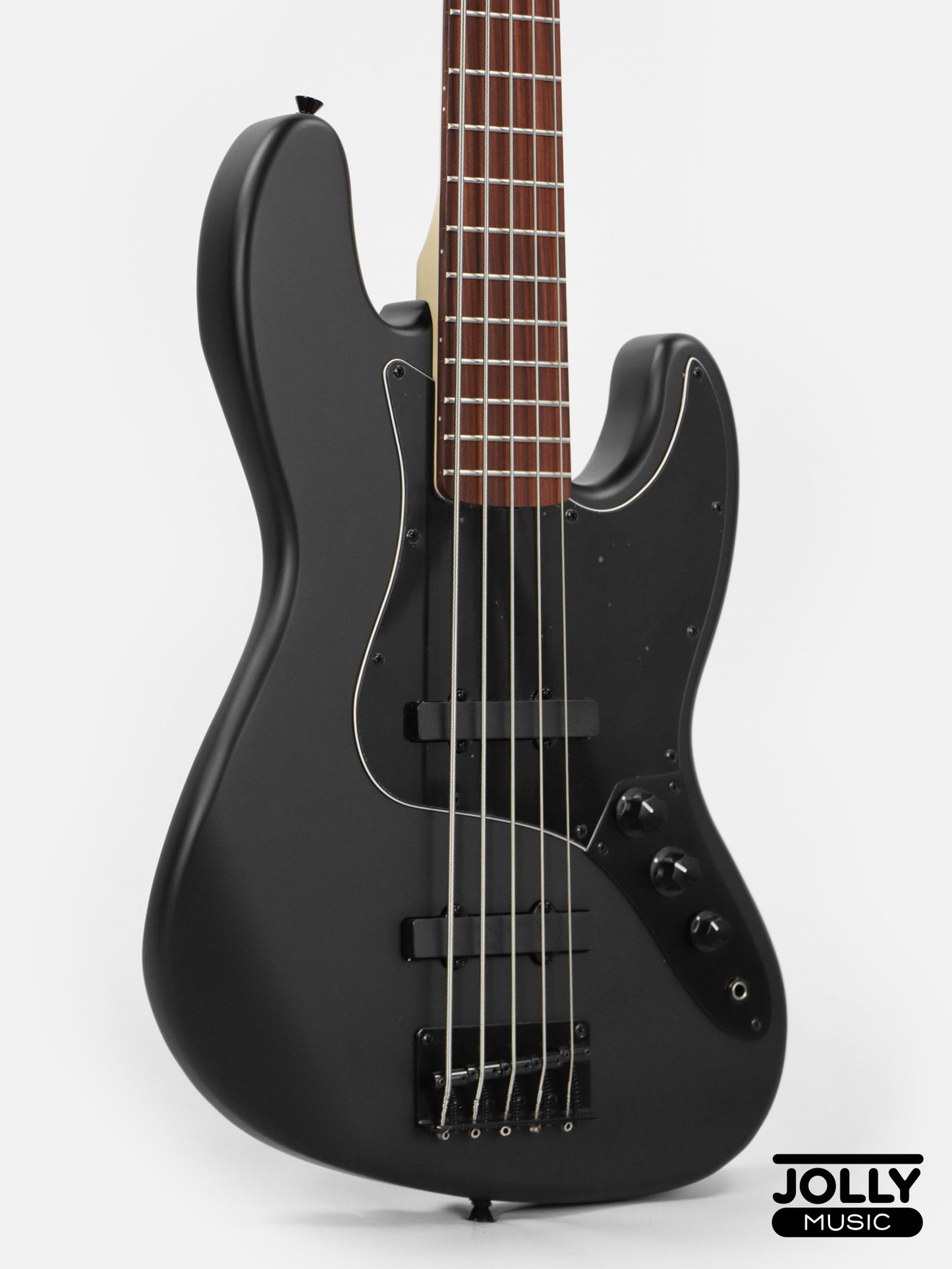 JCraft X Series JBX-1 5-String Bass Guitar - Black