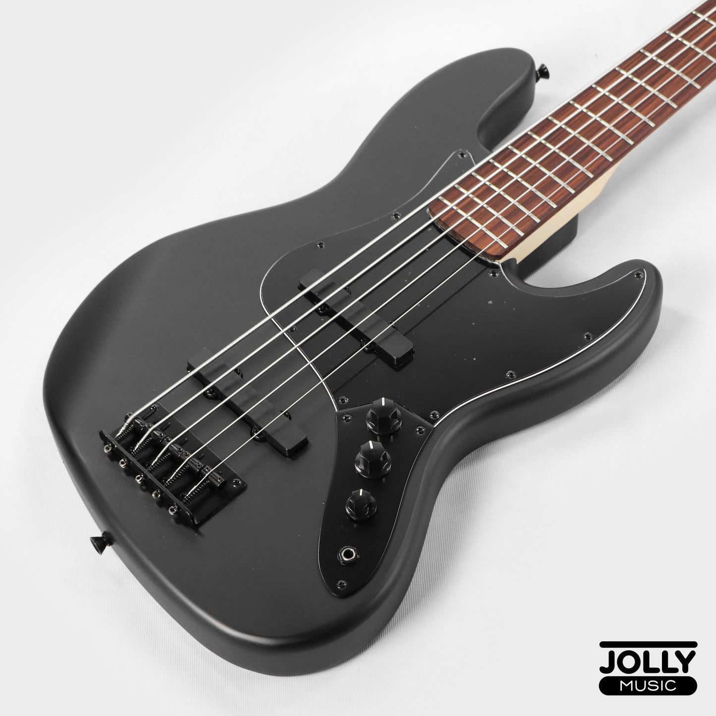 JCraft X Series JBX-1 5-String Bass Guitar - Black