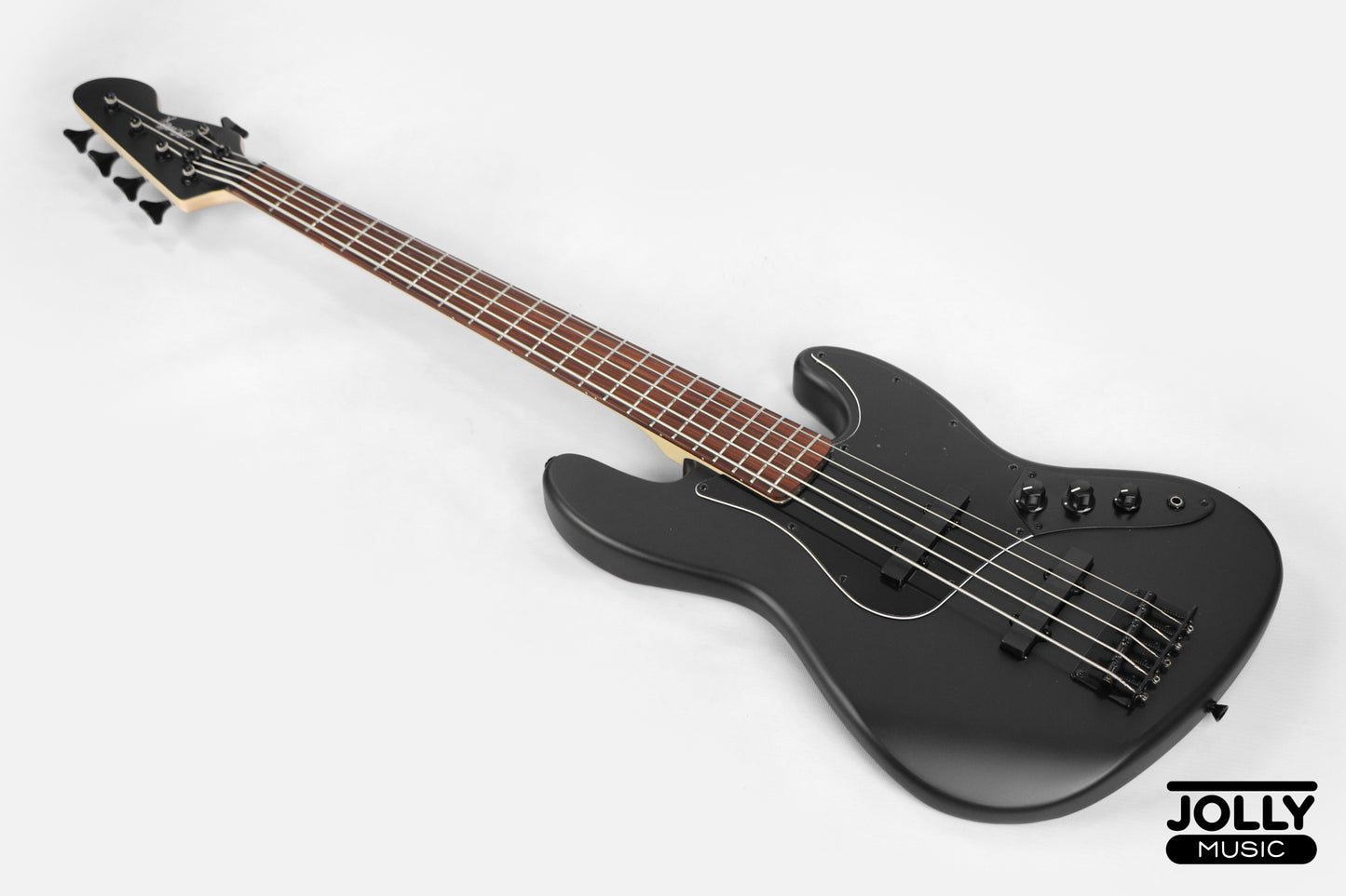 JCraft X Series JBX-1 5-String Bass Guitar - Black