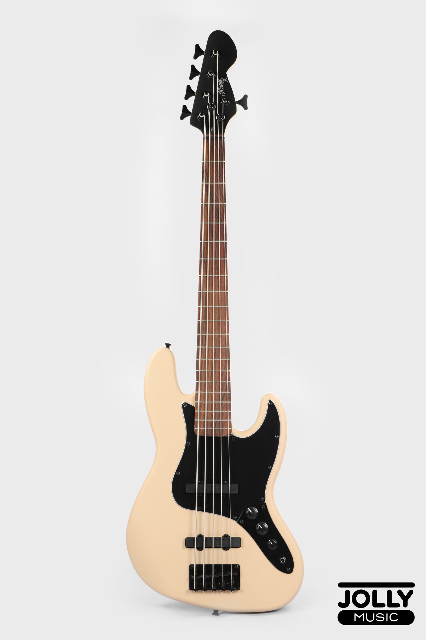 JCraft X Series JBX-1 5-String Bass Guitar - Satin Sandstorm