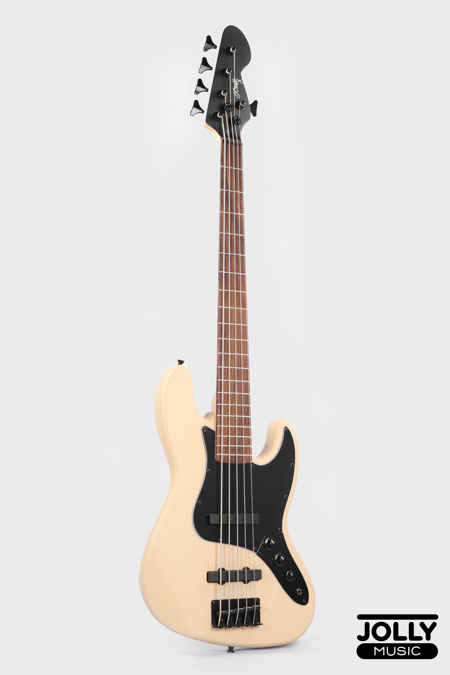 JCraft X Series JBX-1 5-String Bass Guitar - Satin Sandstorm