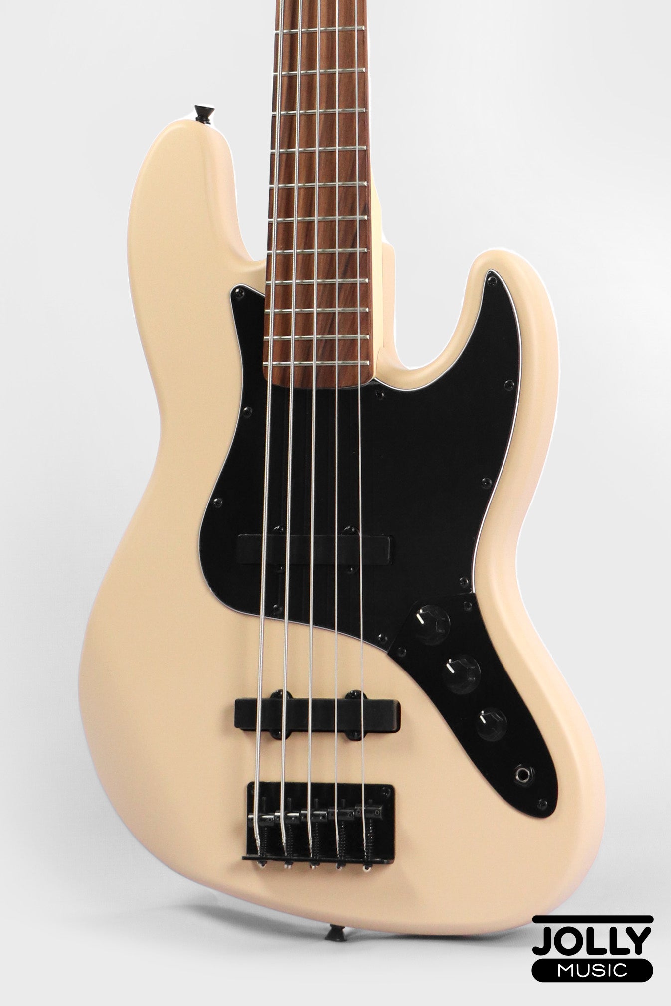 JCraft X Series JBX-1 5-String Bass Guitar - Satin Sandstorm
