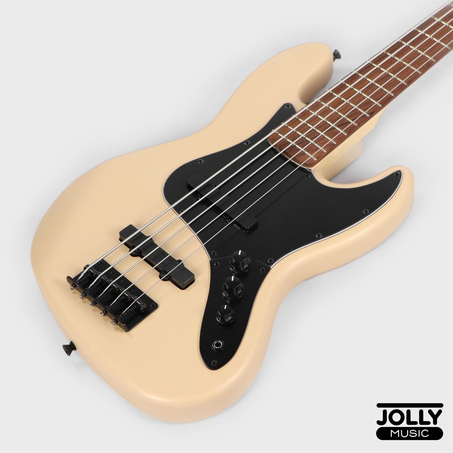 JCraft X Series JBX-1 5-String Bass Guitar - Satin Sandstorm