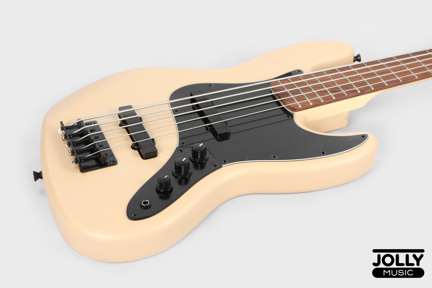 JCraft X Series JBX-1 5-String Bass Guitar - Satin Sandstorm