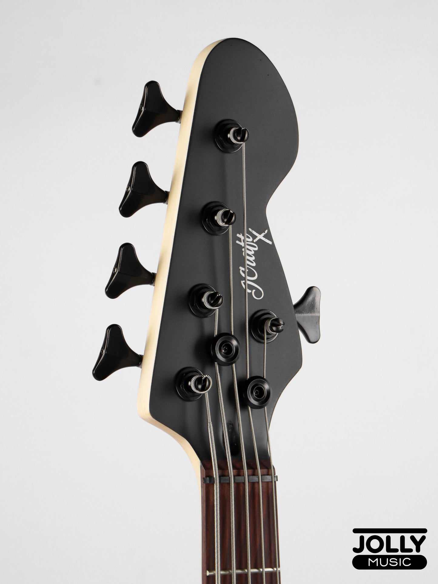 JCraft X Series JBX-1 5-String Bass Guitar - White