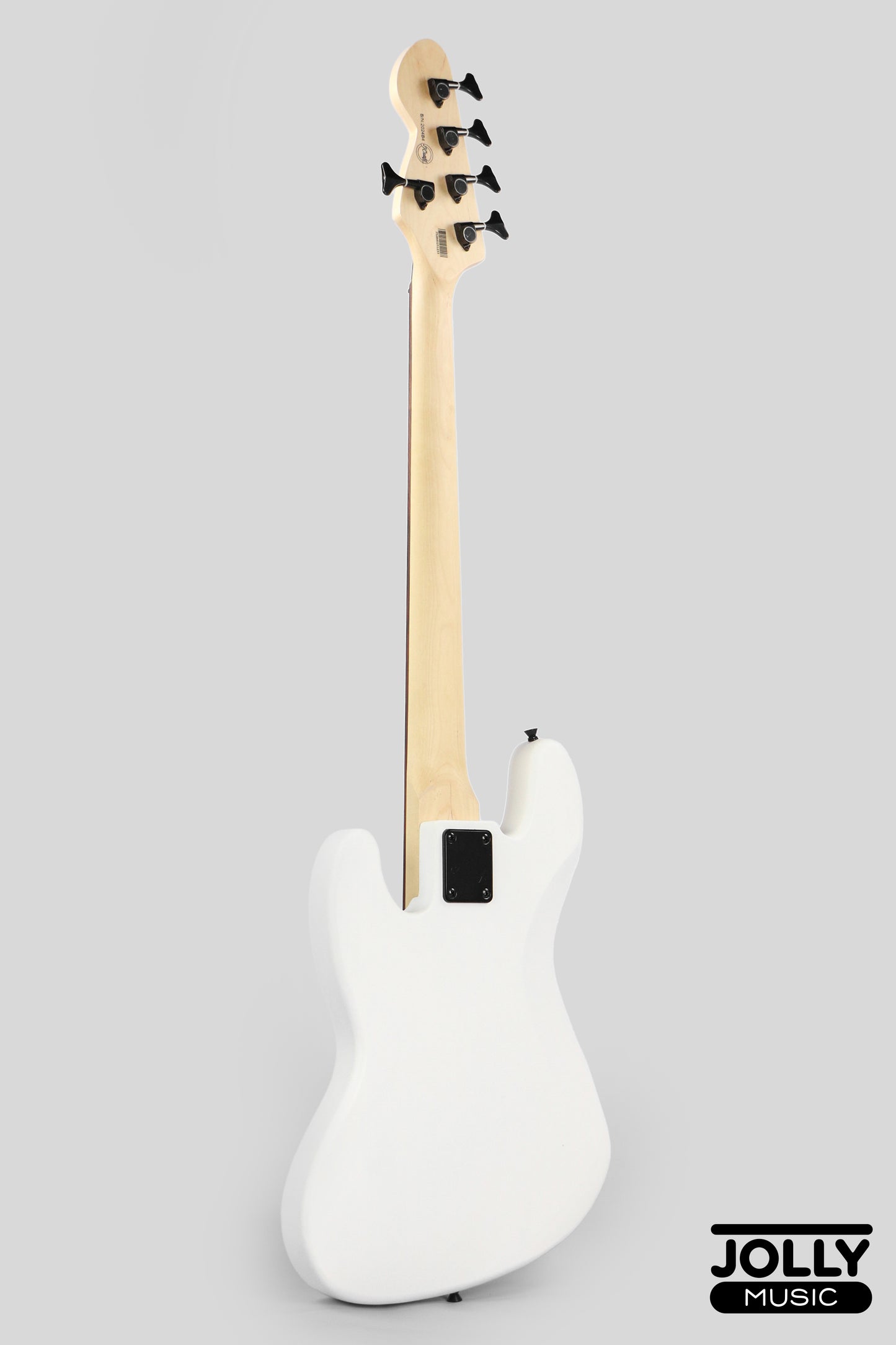 JCraft X Series JBX-1 5-String Bass Guitar - White