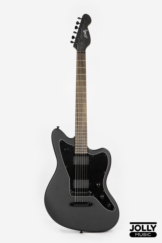 JCraft X Series JZX-1 Jazzmaster Electric Guitar - Black