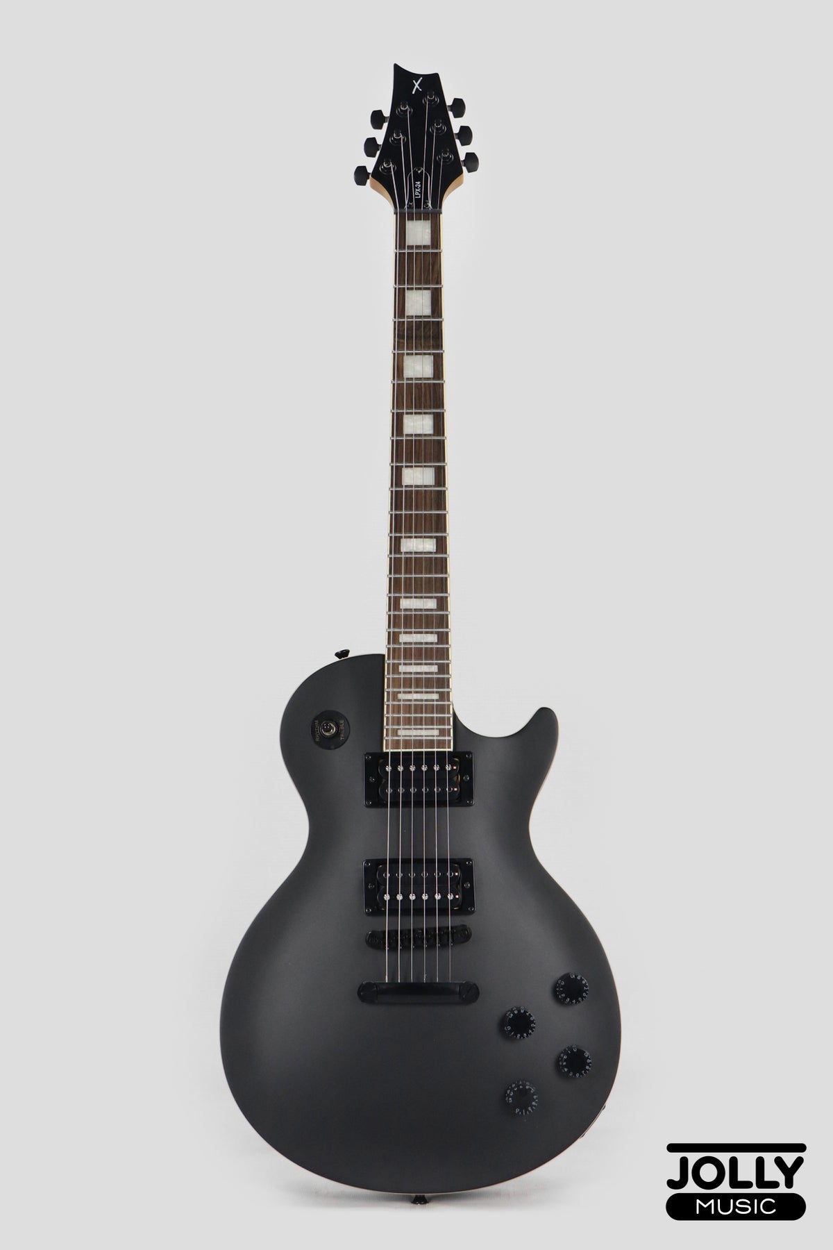 JCraft X LPX-24 Archtop Single Cut Stainless Steel Frets Electric Guit ...