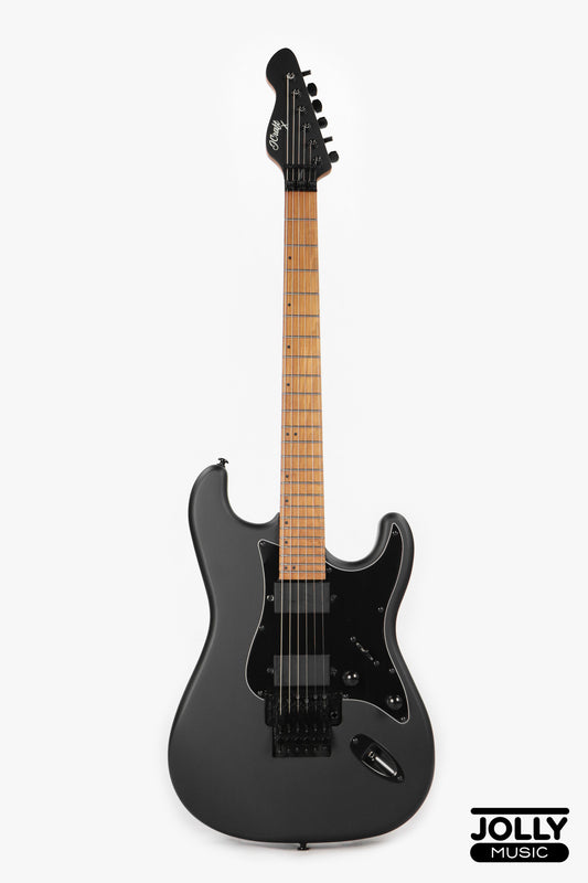 JCraft X Series LSX-3AF PRO Active 24 Fret Floyd Rose Electric Guitar - Shadow Black