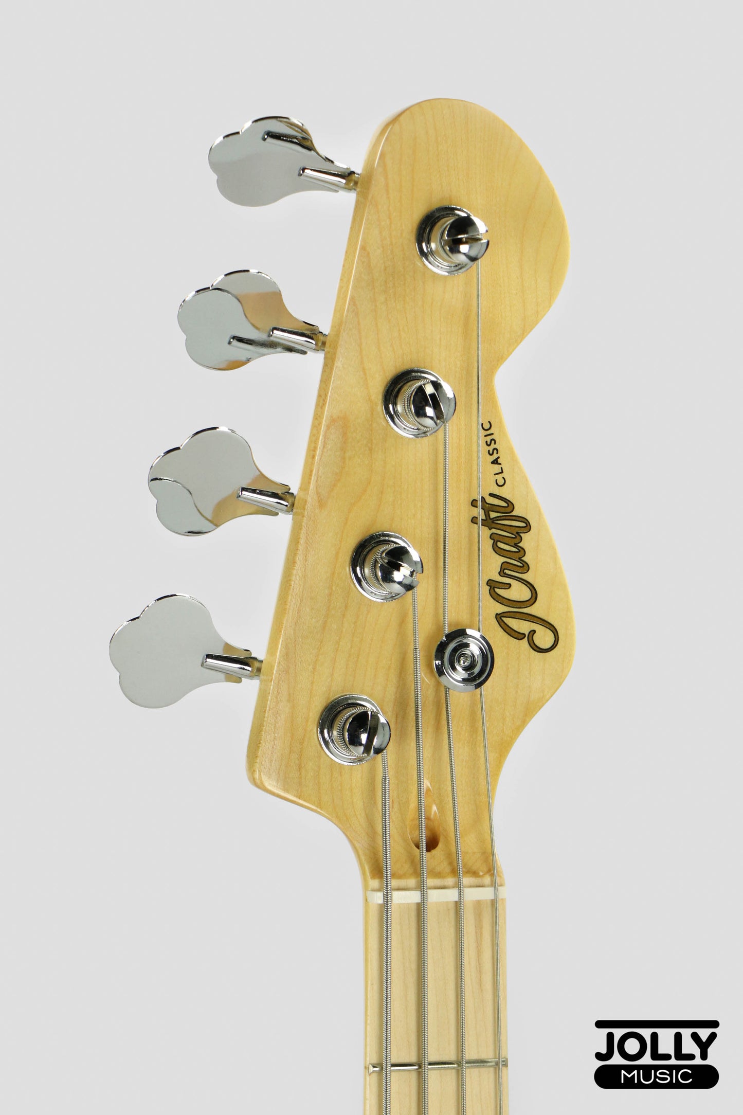 JCraft PB-2 4-String Bass Guitar - Natural