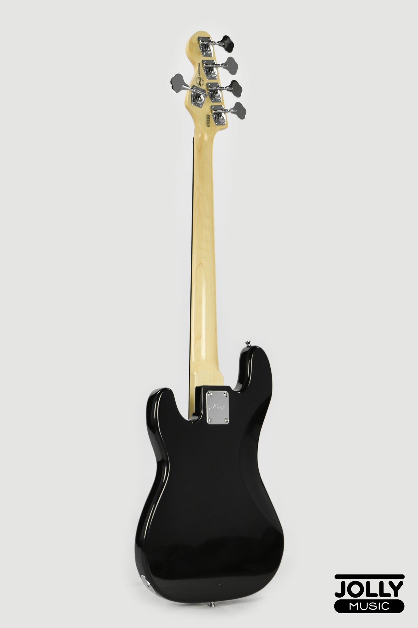 JCraft PJ-2 5-String P+J Style Bass Guitar - Black