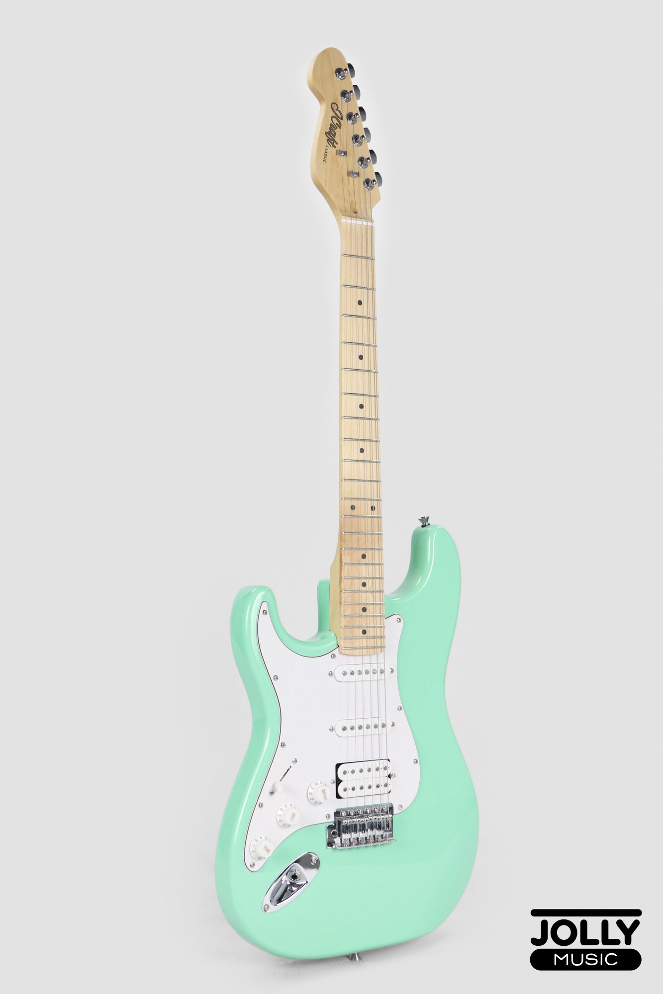 JCraft S-1 LEFT HAND S-Style Electric Guitar with Gigbag - Surf Green