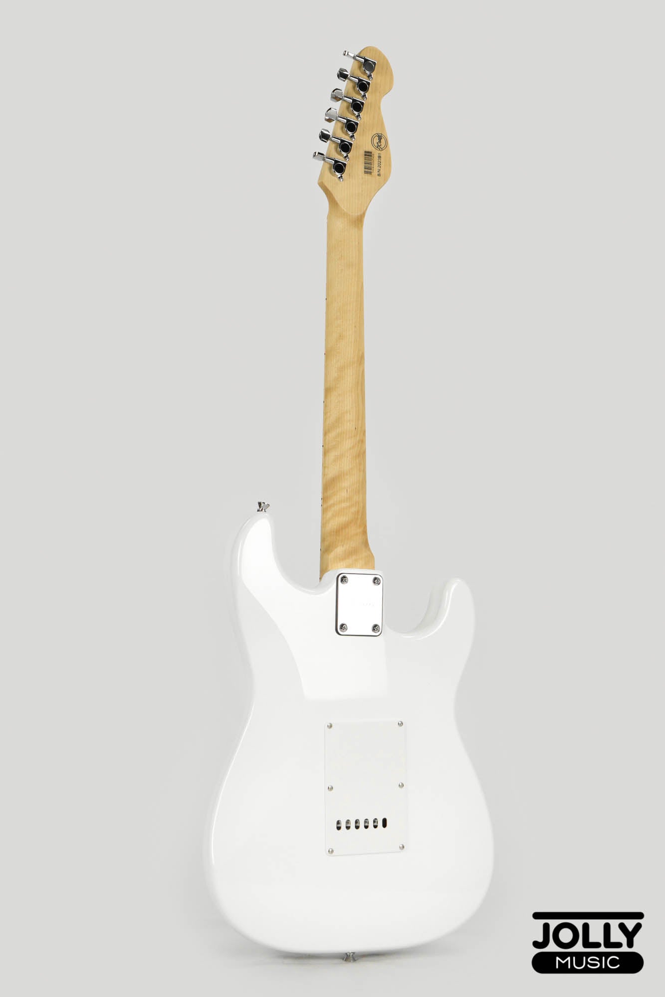 JCraft S-1 LEFT HAND S-Style Electric Guitar with Gigbag - White