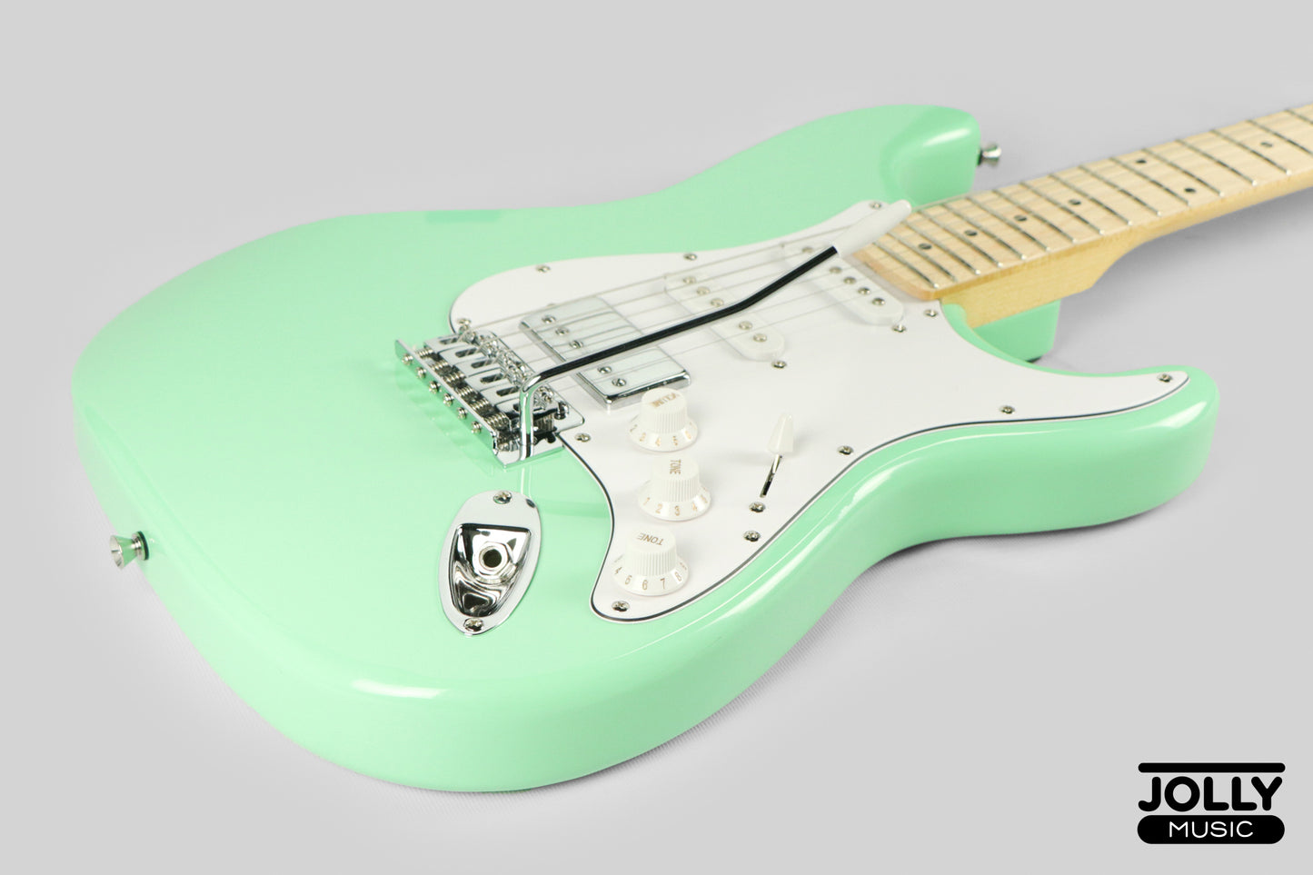 JCraft S-2HC HSS Electric Guitar with Gigbag - Surf Green