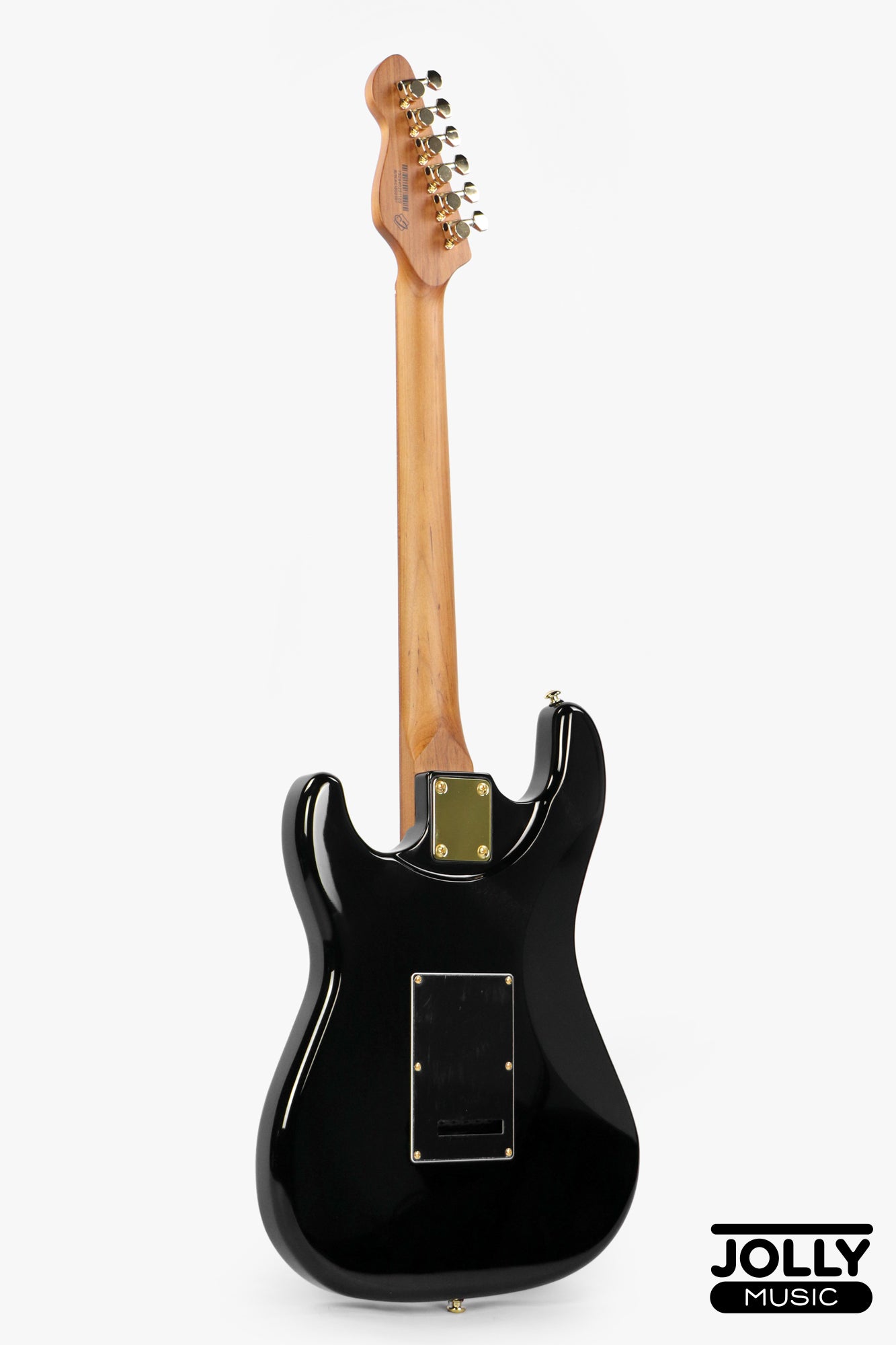 JCraft S-3HC PRO Modern HSS Electric Guitar - Black / Gold