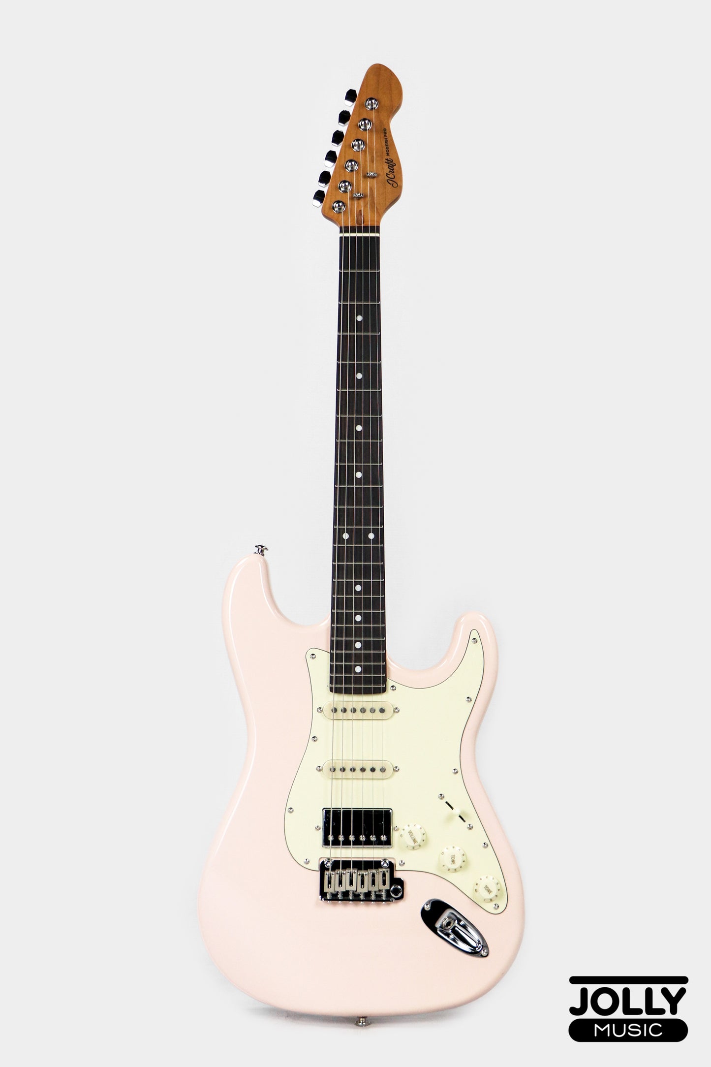 JCraft S-3HC PRO Modern HSS Electric Guitar - Lisbon Rose