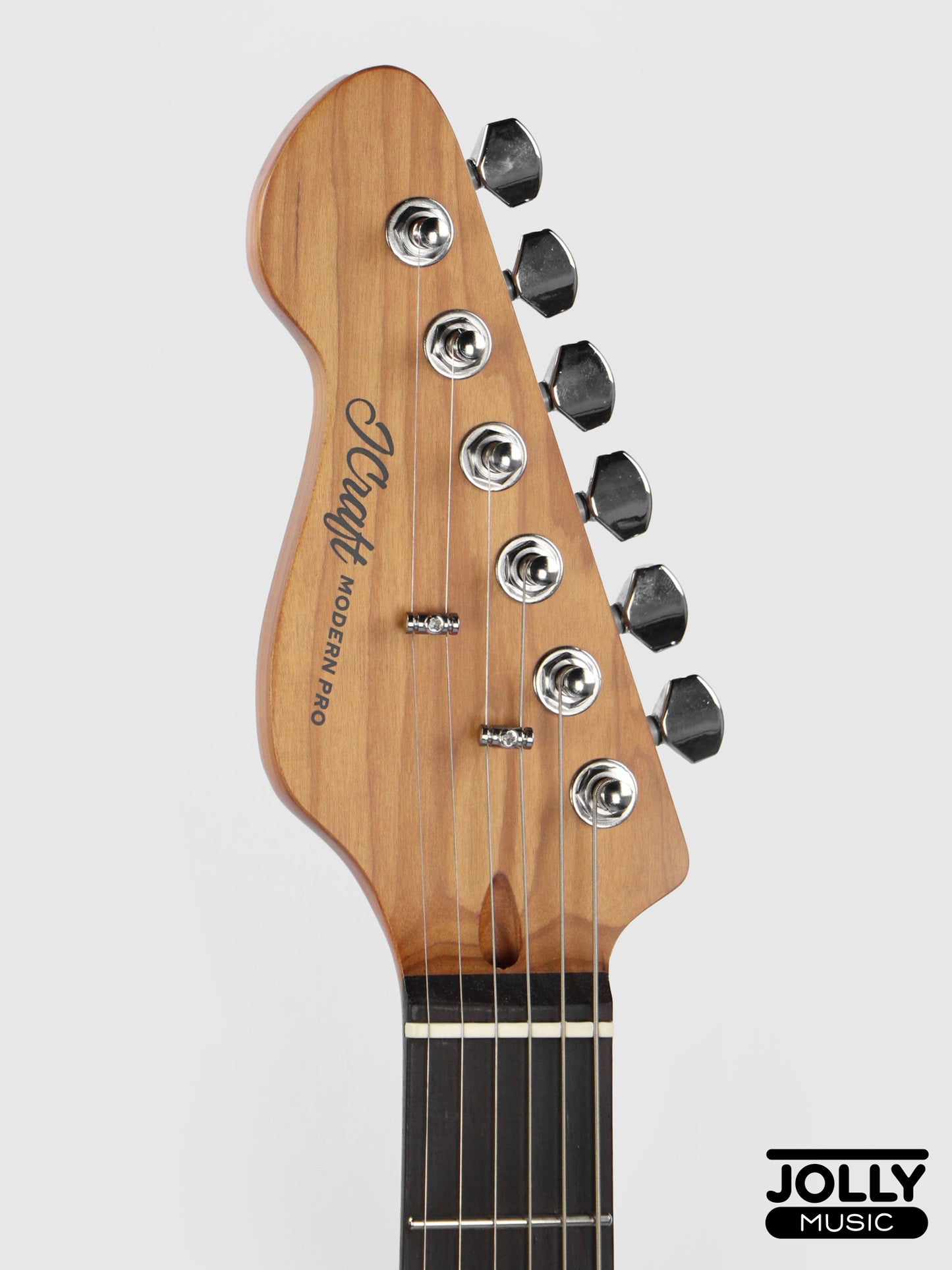 JCraft S-3HC PRO LEFT HAND HSS Strat Rosewood - Shoreline Gold