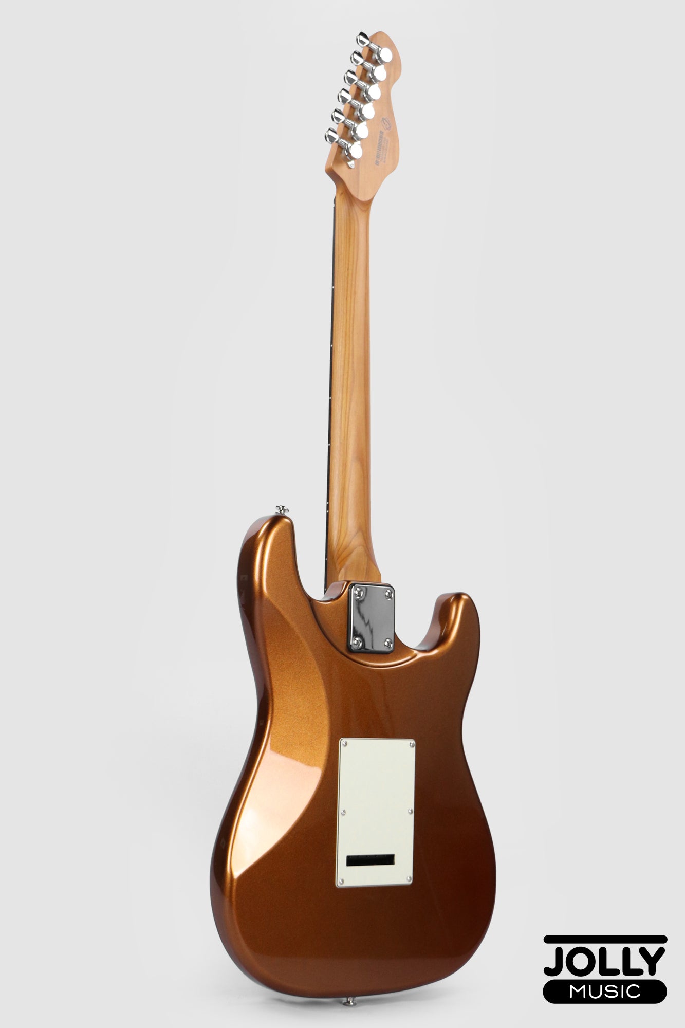 JCraft S-3HC PRO LEFT HAND HSS Strat Rosewood - Shoreline Gold